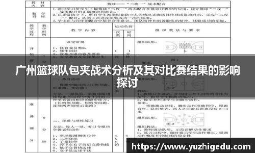 广州篮球队包夹战术分析及其对比赛结果的影响探讨